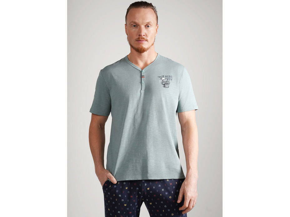 Пижама мужская, футболка и брюки MHP560423/2 / Clever