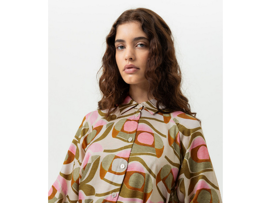 Платье-рубашка 1230148 (1737) Nostalgic Geo / Mey