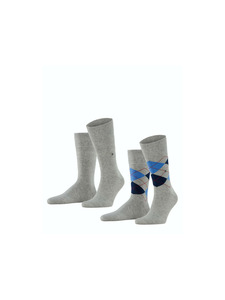 Носки мужские 2 пары в наборе 21044 (3400) Everyday Mix / Burlington