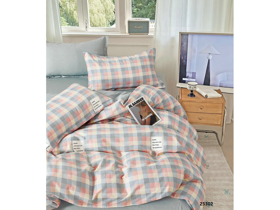 Постельное белье 25302 Геометрия сатин 1,5 сп / Tia Постельное белье 25302 Геометрия сатин 1,5 сп / Tia