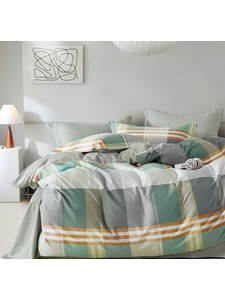 Постельное белье 2511 Геометрия сатин Евро сп / Tia