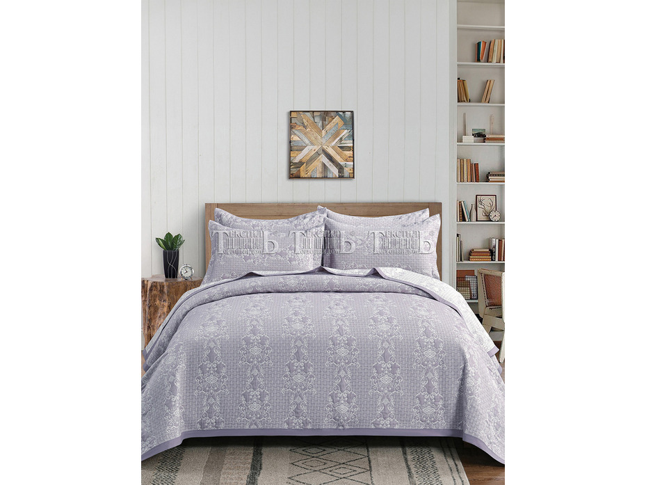 Покрывало с наволочками HB BXL1 Romance орнамент жаккардовое (230*250, 50*70 2 шт) / ТД Текстиль