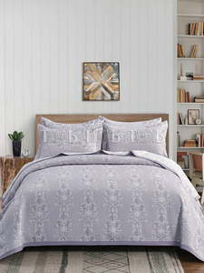 Покрывало с наволочками HB BXL1 Romance орнамент жаккардовое (230*250, 50*70 2 шт) / ТД Текстиль