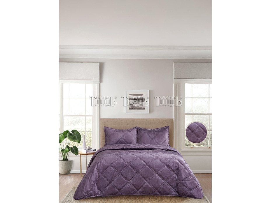 Покрывало с наволочками XH V6 Romance велюровое (230*250, 50*70 2 шт) / ТД Текстиль