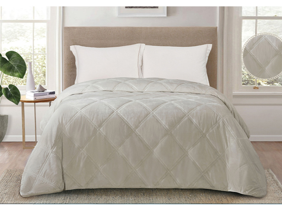 Покрывало XH V6 Romance велюровое 200*220 / ТД Текстиль