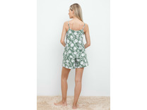 Пижама женская, майка и шорты E 20052 (зеленый мох) / Very Neat