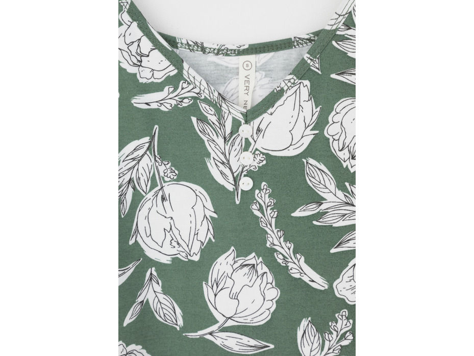 Пижама женская, майка и шорты E 20052 (зеленый мох) / Very Neat