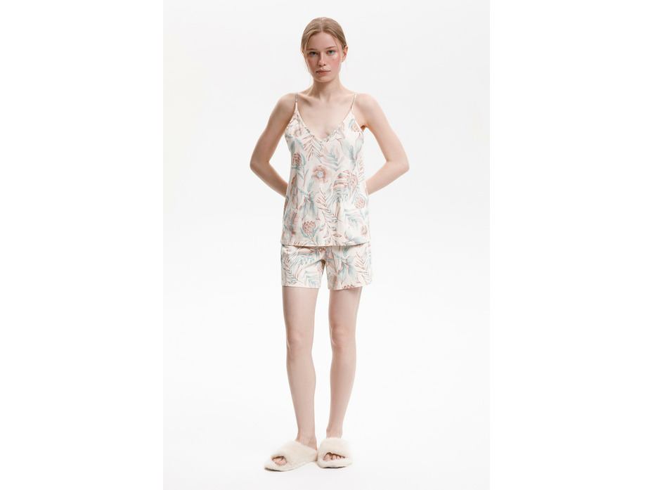 Пижама женская, майка и шорты E 20052 (Айвори) / Very Neat Пижама женская, майка и шорты E 20052 (Айвори) / Very Neat