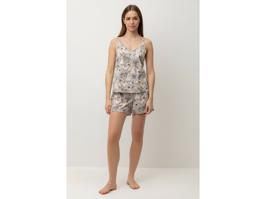 Пижама женская, майка и шорты E 20052 (Бежевый) / Very Neat