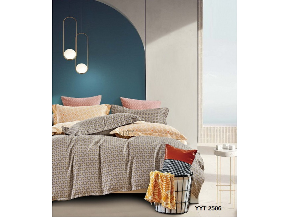 Постельное белье 2506 Геометрия сатин 1.5 сп / Tia