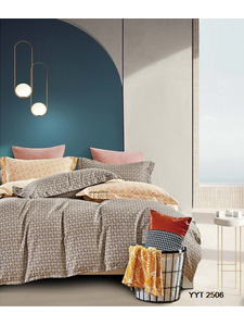 Постельное белье 2506 Геометрия сатин 2 сп / Tia