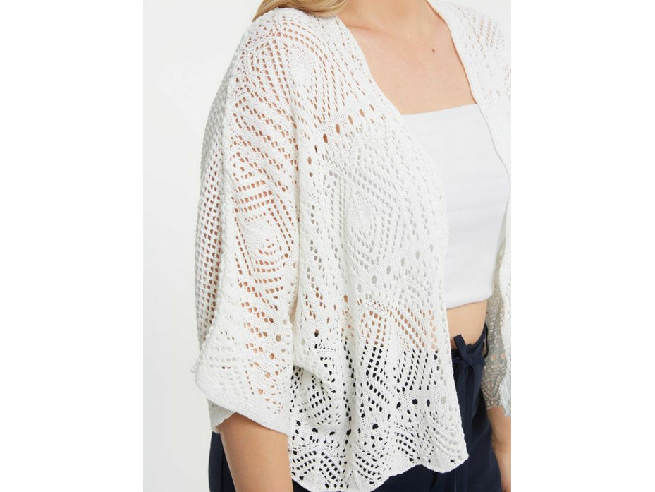 Жакет женский 8501.5009 Белый / Mat fashion