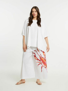 Футболка женская 8501.1037 Белый / Mat fashion