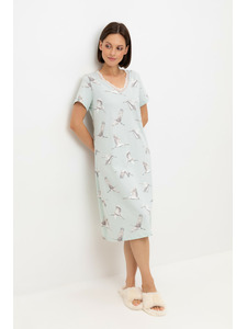 Сорочка женская E 10054 (Туманный голубой) / Very Neat