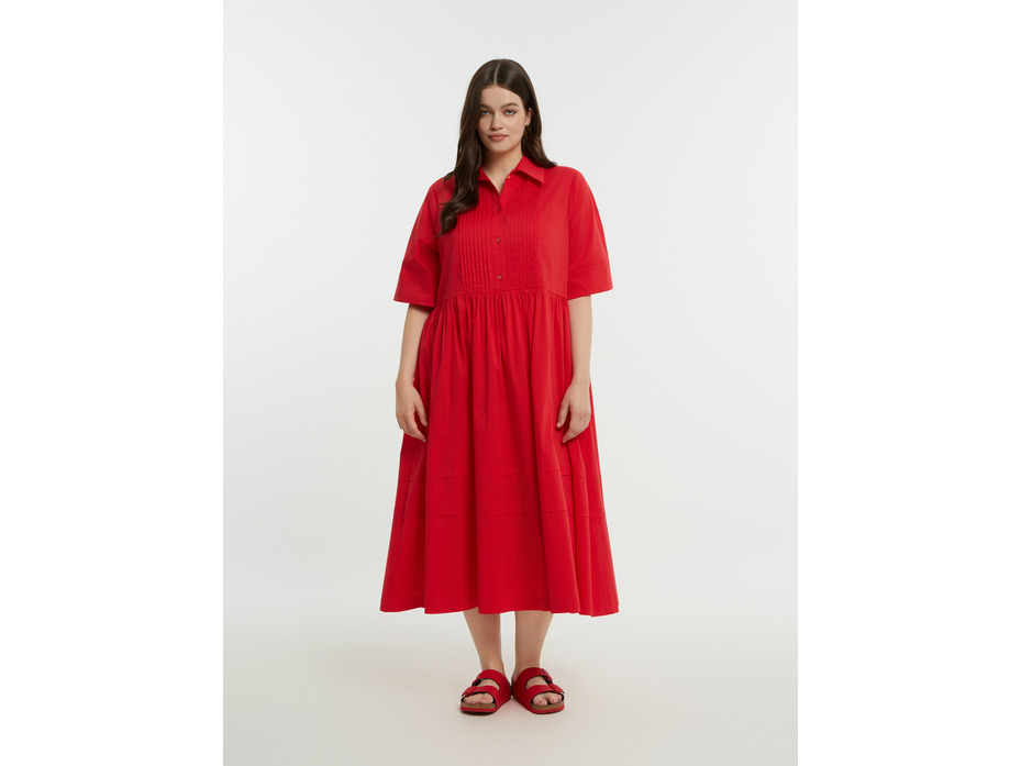 Платье 8501.7067 Красный / Mat fashion