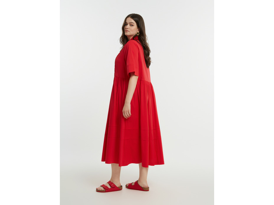 Платье 8501.7067 Красный / Mat fashion