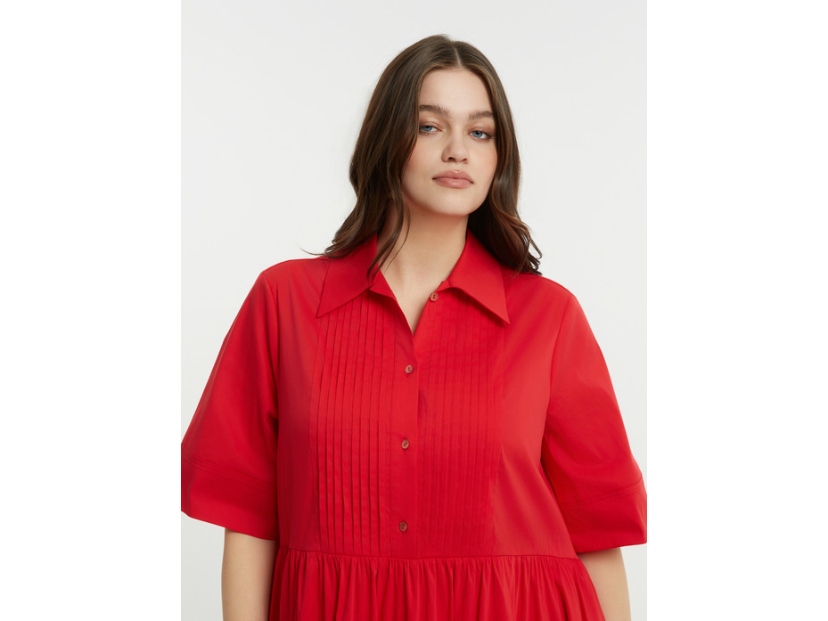 Платье 8501.7067 Красный / Mat fashion