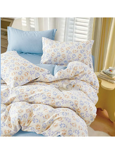 Постельное белье 7588 Цветы сатин Евро сп / Tia
