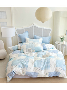 Постельное белье 7583 Геометрия сатин 1,5 сп / Tia