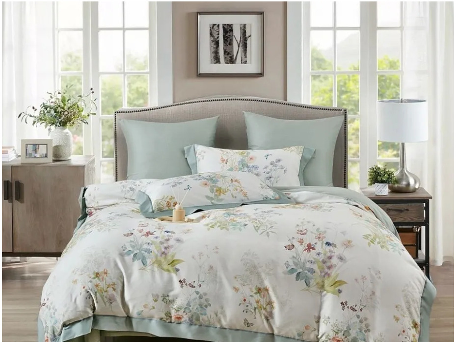 Постельное белье 2267-6 фланель Евро сп / Asabella