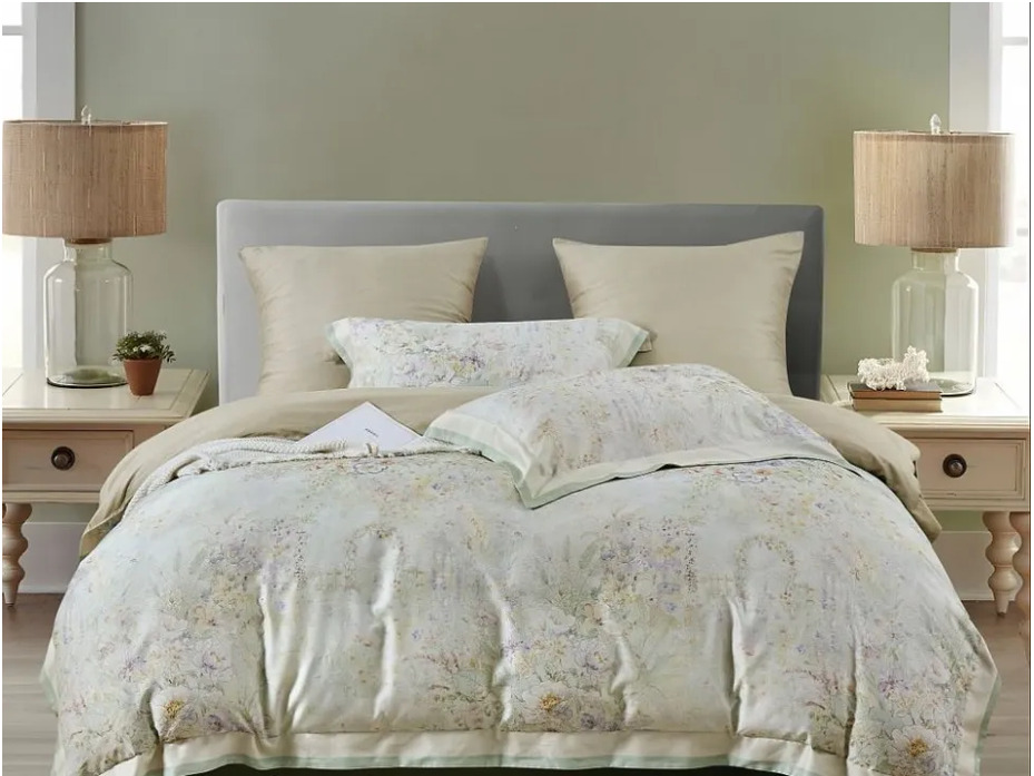 Постельное белье 2268-6 фланель Евро сп / Asabella Постельное белье 2268-6 фланель Евро сп / Asabella