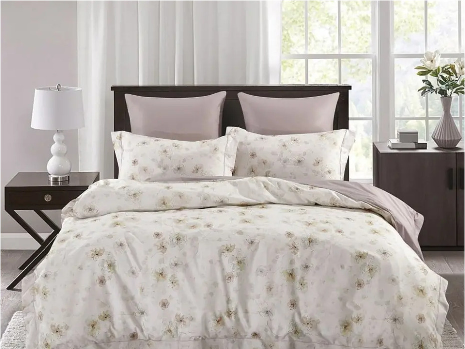 Постельное белье 2354-7 сатин Семейный сп / Asabella