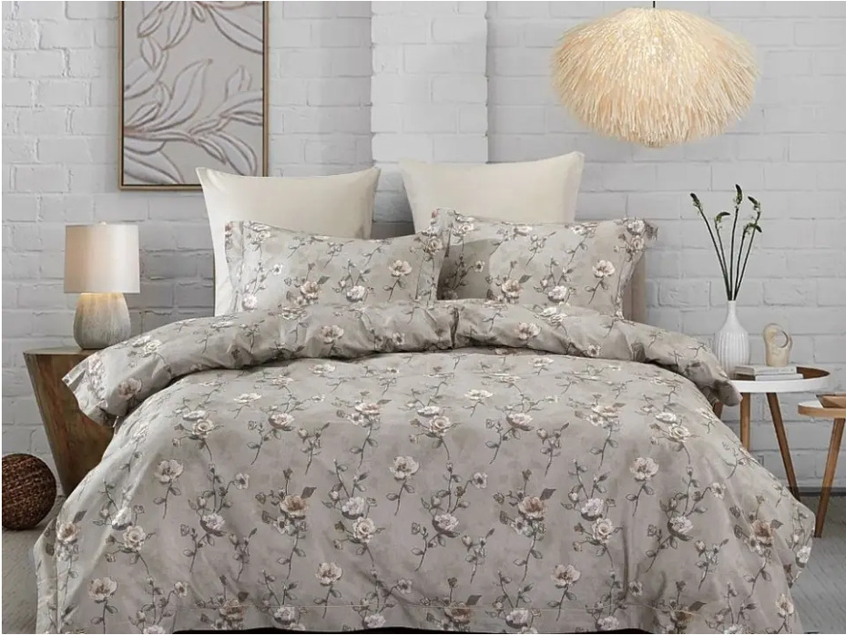 Постельное белье 2350-6 сатин Евро сп / Asabella