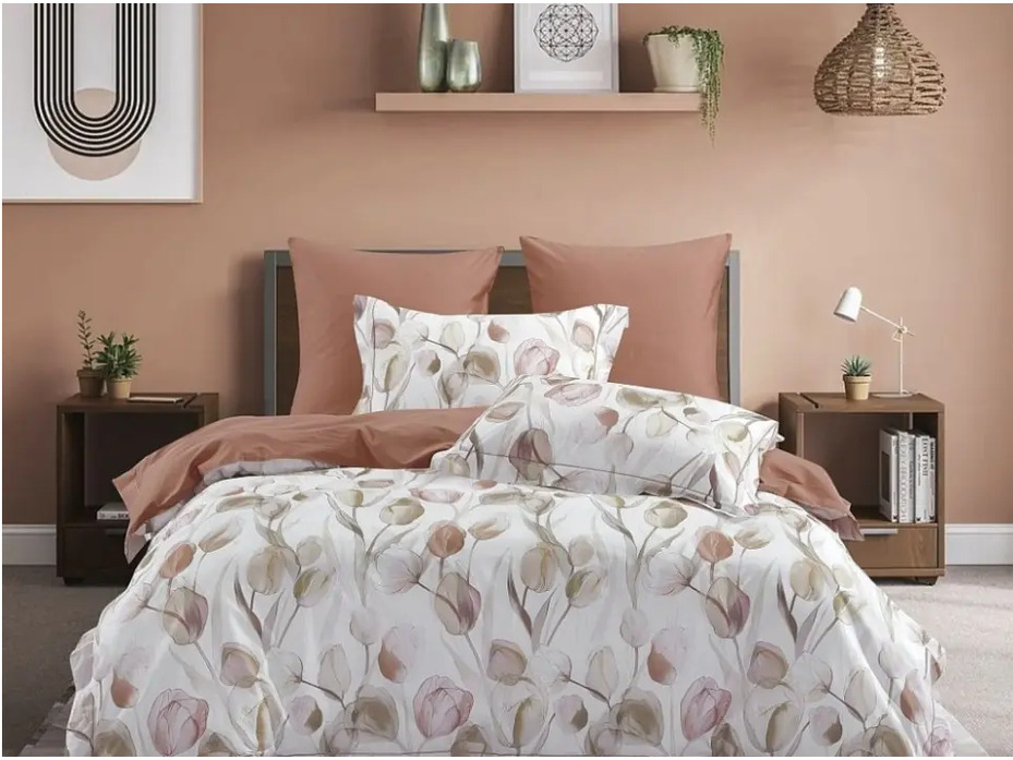 Постельное белье 2346-6 сатин Евро сп / Asabella