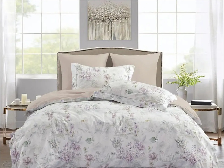 Постельное белье 2349-6 сатин Евро сп / Asabella