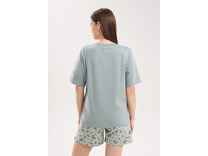 Пижама женская, футболка и шорты LP26-1225 / Clever