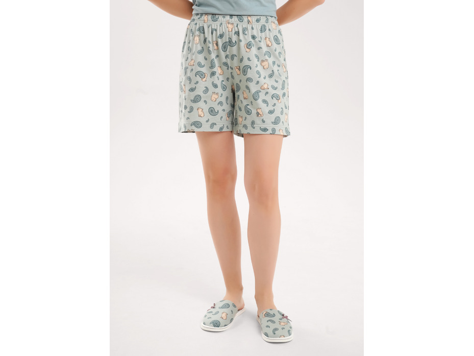 Пижама женская, футболка и шорты LP26-1225 / Clever