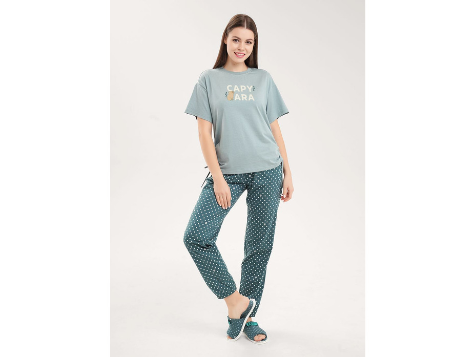Пижама женская, футболка и брюки LP26-1225/3 / Clever