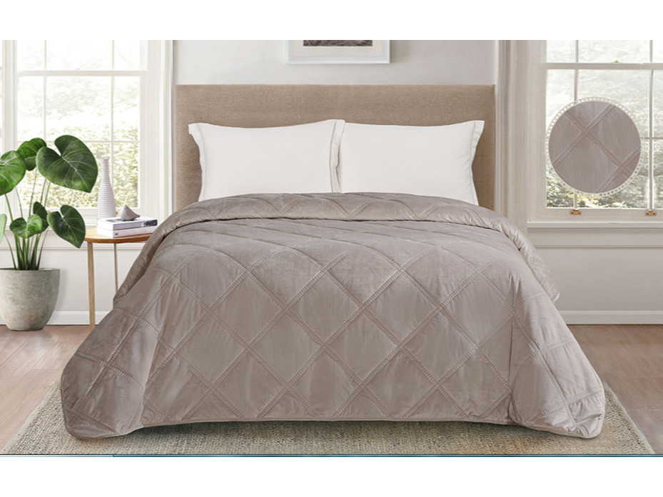 Покрывало XH V6 Romance велюровое 200*220 / ТД Текстиль