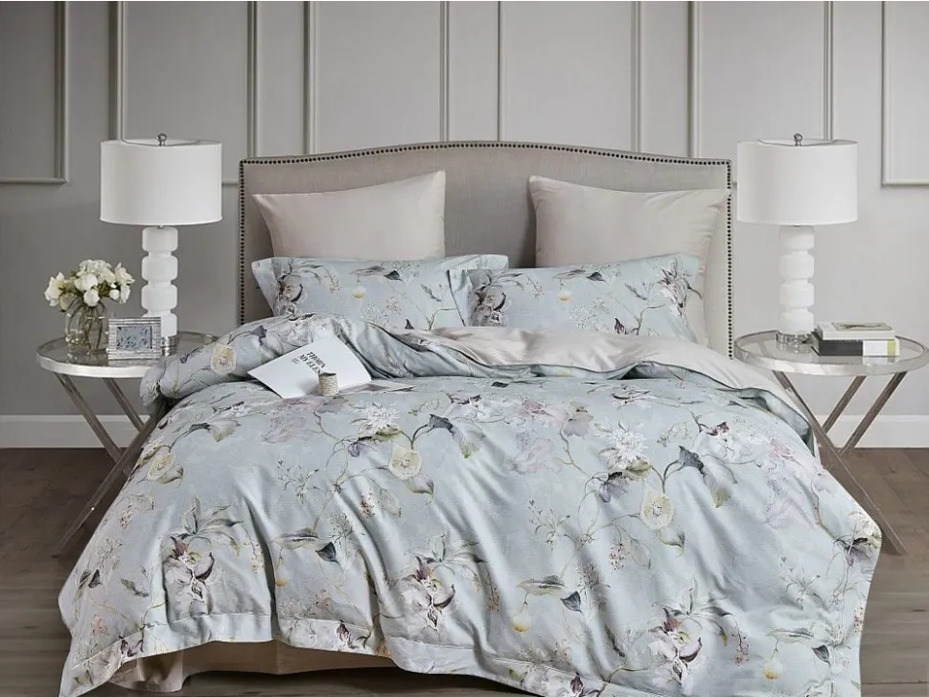 Постельное белье 2301-6 фланель Евро сп / Asabella