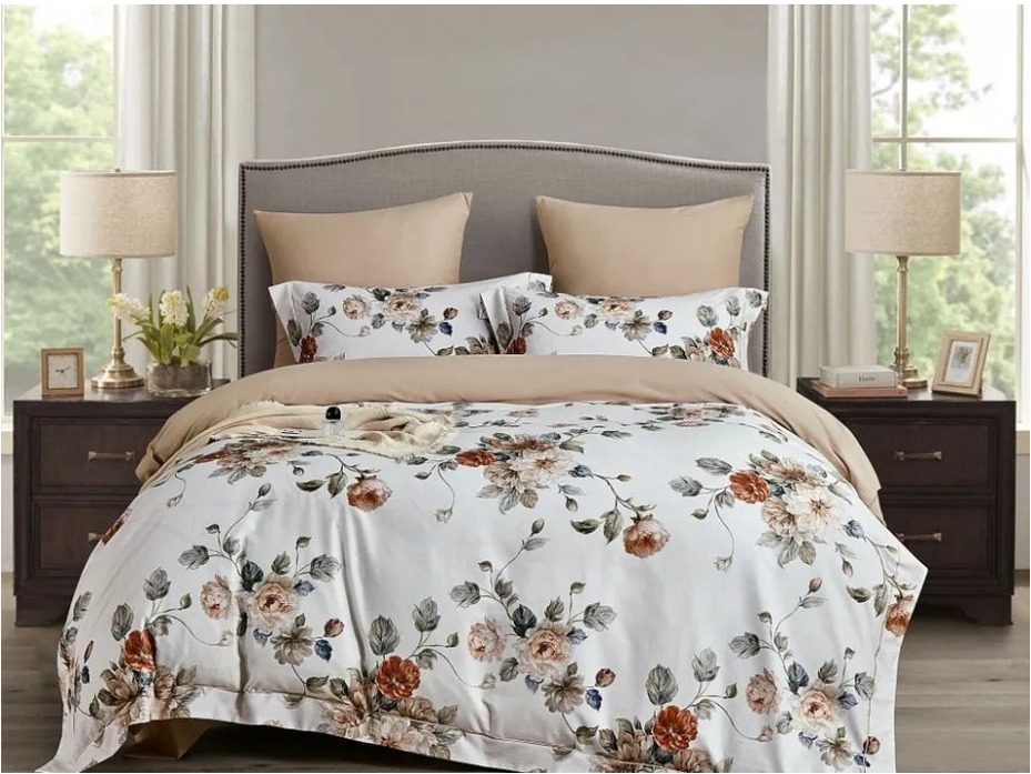 Постельное белье 2309-6 фланель Евро сп / Asabella