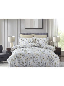 Постельное белье 2345-7 сатин Семейный сп / Asabella