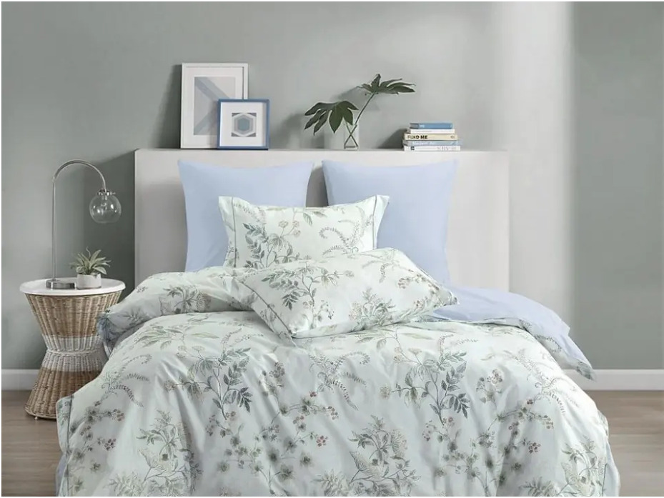 Постельное белье 2343-6 сатин Евро сп / Asabella