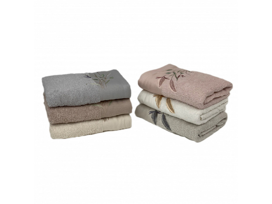 Полотенце H 7000 Elit Basak махровое 50*90 / Karven