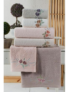 Полотенце H 7001 Elit Rose махровое 70*140 / Karven