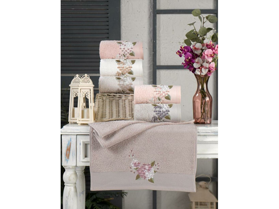 Полотенце H 7000 Elit Gelincek махровое 50*90 / Karven