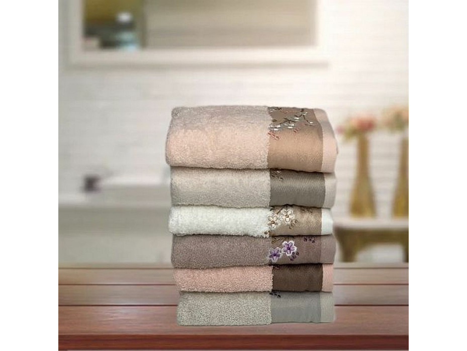 Полотенце H 7001 Elit Bahar dali махровое 70*140 / Karven