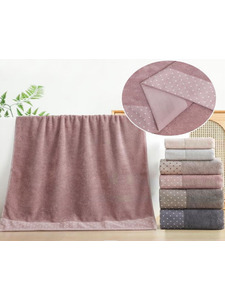 Полотенце 150409 Горошки махровое 35*75 / 7-я