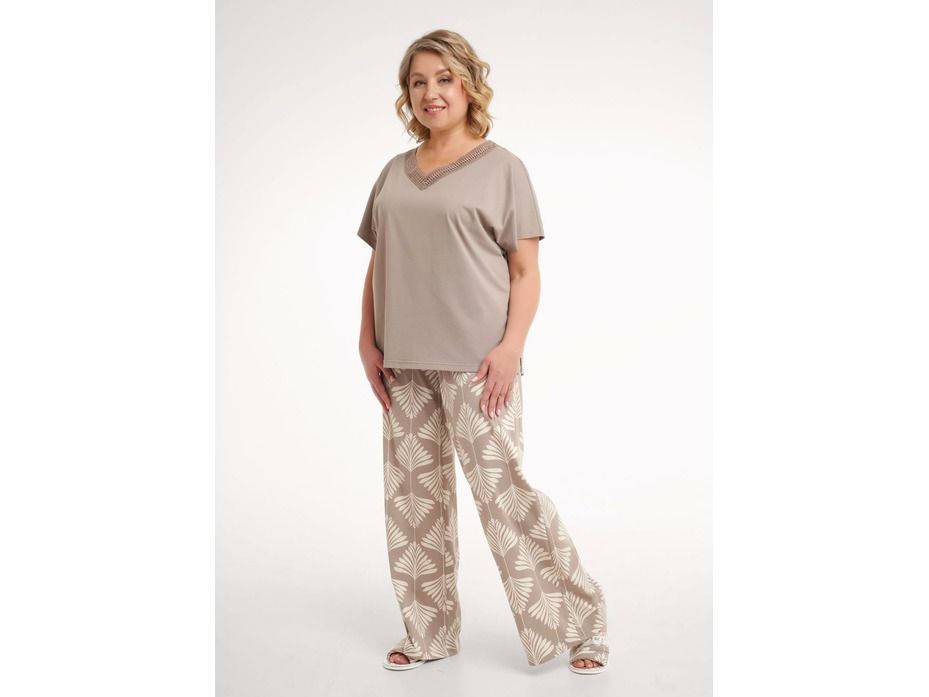 Пижама женская, футболка и брюки LP26-1228/1 / Clever