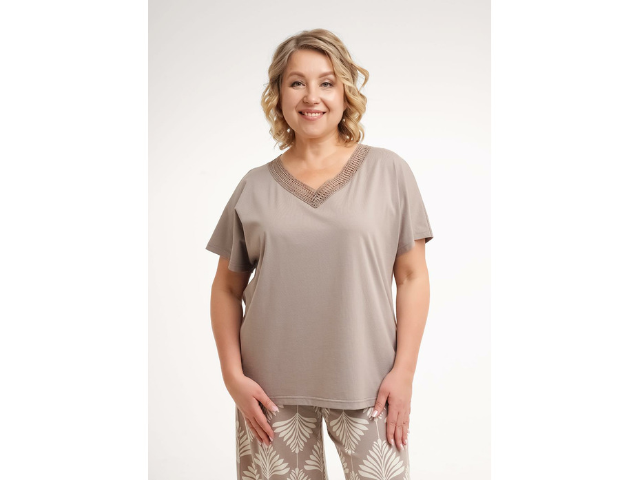 Пижама женская, футболка и брюки LP26-1228/1 / Clever