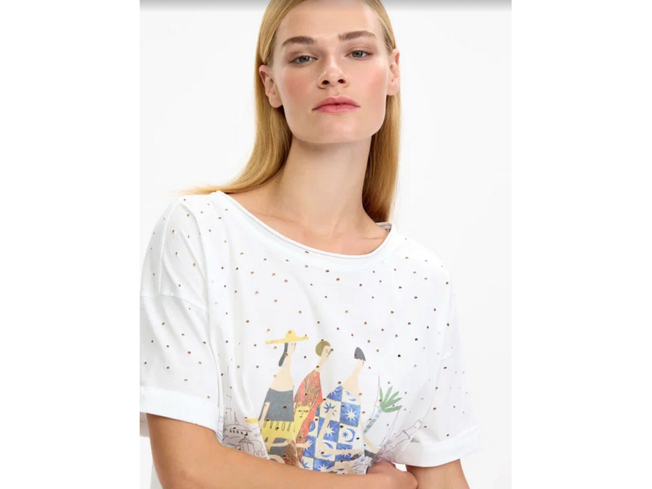 Футболка женская 1026-131-08 / First in Space Футболка женская 1026-131-08 / First in Space