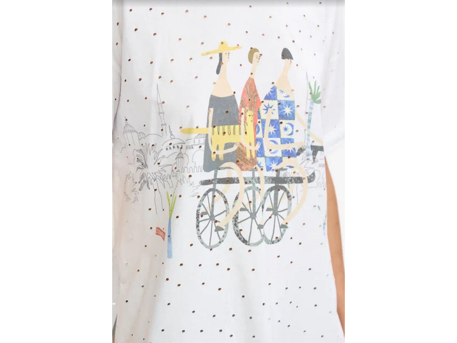 Футболка женская 1026-131-08 / First in Space Футболка женская 1026-131-08 / First in Space