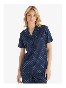 Пижама женская, рубашка и брюки BS51839 Coral Reef / BlackSpade