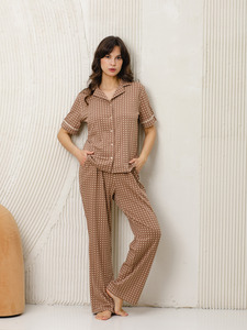 Пижама женская, рубашка и брюки №616к/№545к / Дюма