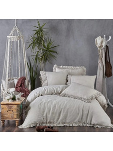 Постельное белье Miranda лен Евро сп / Ecocotton