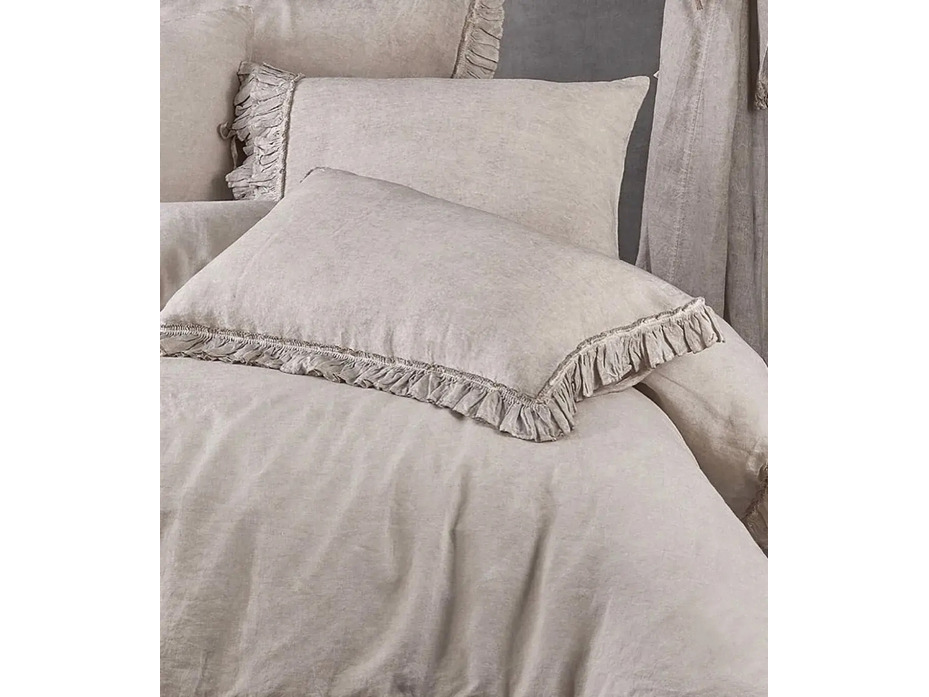 Постельное белье Miranda лен Евро сп / Ecocotton